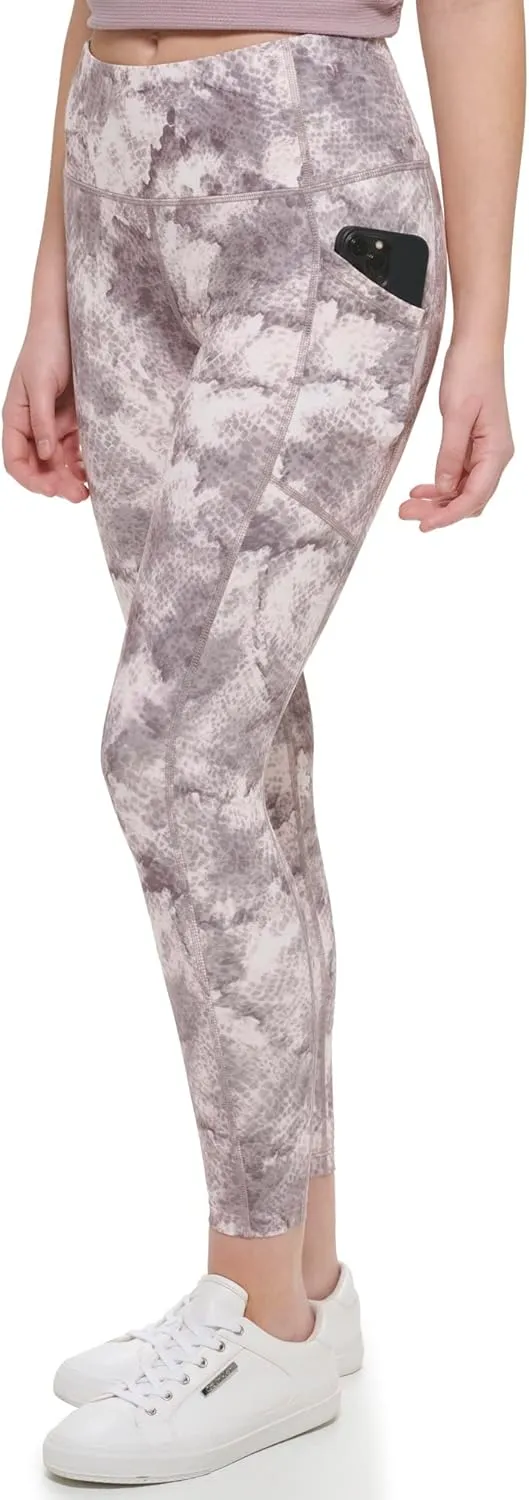 Calvin Klein Performance Women's Printed High Waist 7/8 Length Tight