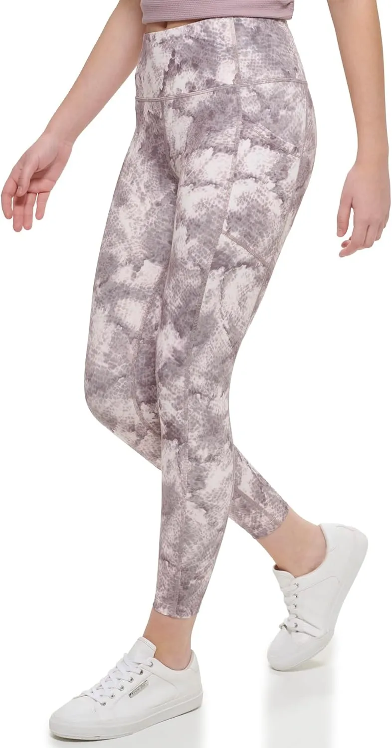 Calvin Klein Performance Women's Printed High Waist 7/8 Length Tight