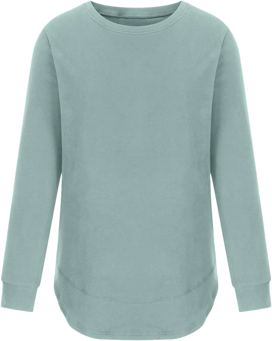 Ceboyel Womens Long Sleeve T Shirts 2023 Loose Fit Tops Round Neck Causal Blouses Shirt Trendy Fall Winter Outfits Clothes