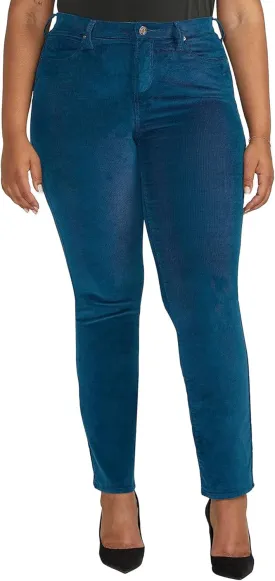 JAG Women's Plus Size Ruby Mid Rise Straight Leg Pants-Legacy