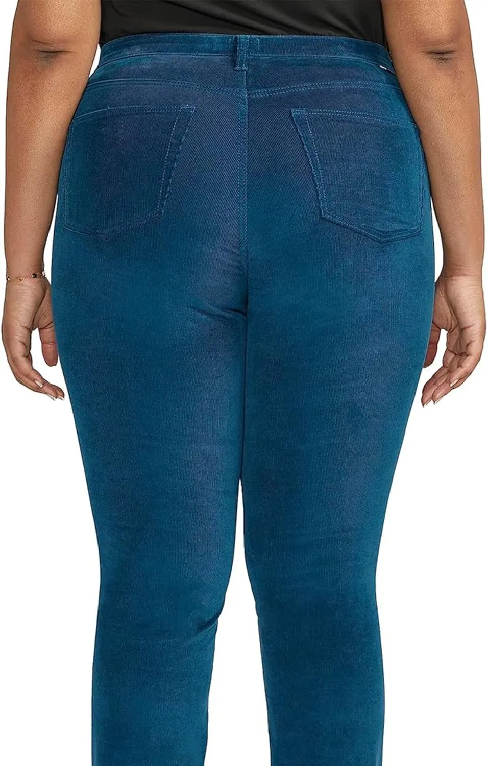 JAG Women's Plus Size Ruby Mid Rise Straight Leg Pants-Legacy