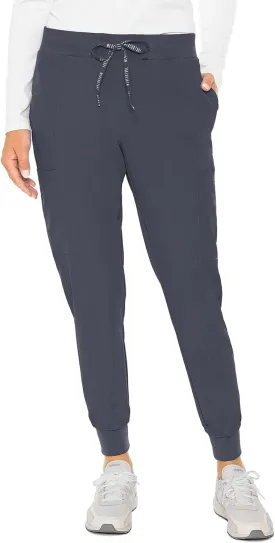 Med Couture Scrub Jogger Pants for Women, Seamed Bottoms with 4 Spacious Pockets MC8721