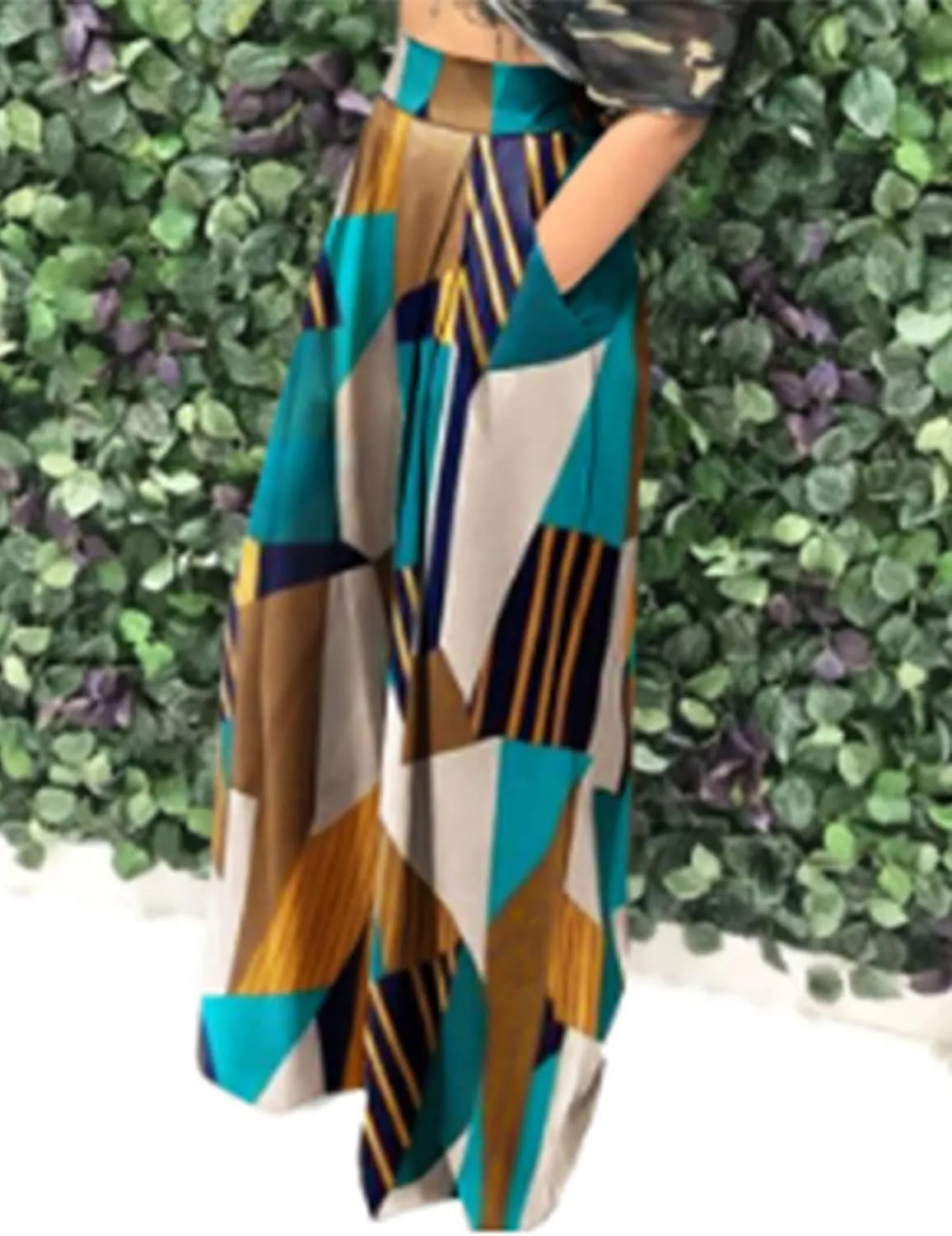 Palazzo Pants for Women Flowy Wide Leg High Waisted Trousers Long Dressy Bottoms