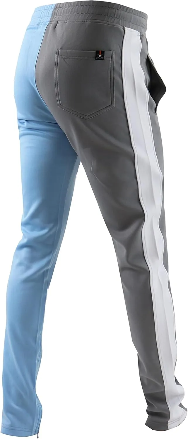 SCREENSHOT-Track Pants Basic Mens Premium Slim Fit Athletic Fitness Fashion Urban Lifestyle Streetwear Bottoms