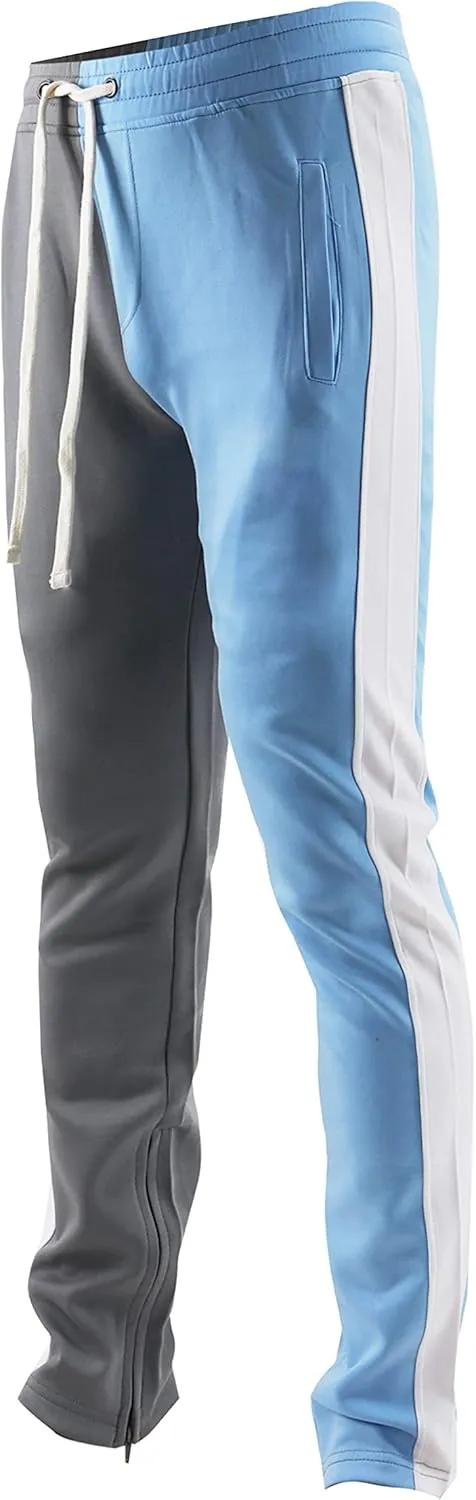 SCREENSHOT-Track Pants Basic Mens Premium Slim Fit Athletic Fitness Fashion Urban Lifestyle Streetwear Bottoms