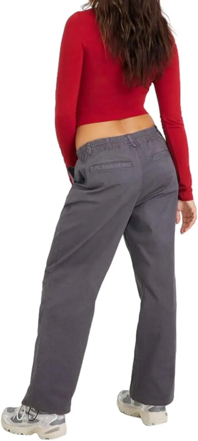 Women's Sexy Square Neck Crop Top Basic Long Sleeve Slim Fit Cropped T Shirts Going Out Tops Fall Tight Tee Blouses